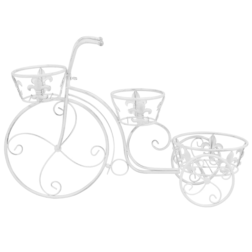Piedistallo per Piante a Forma di Bici in Stile Vintage Metallo - homemem39