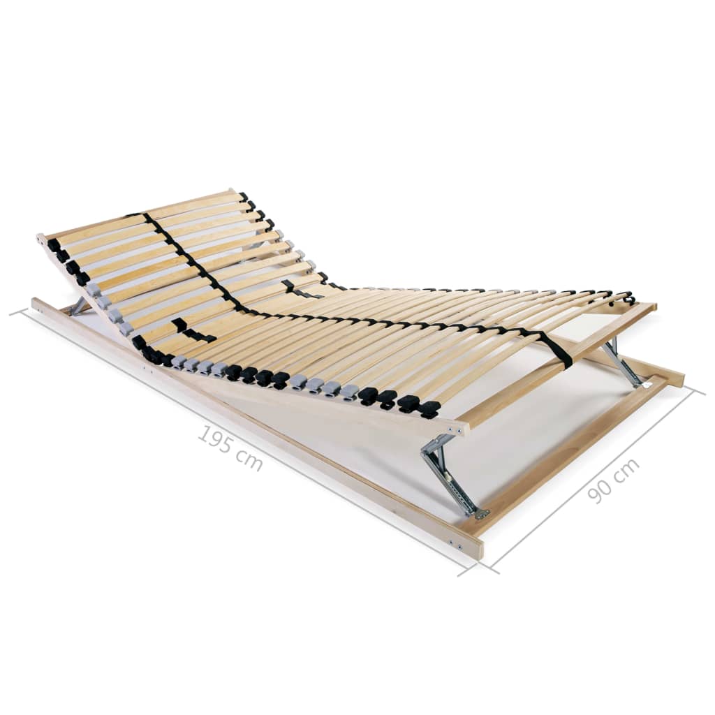 Rete a Doghe 7 Zone senza Materasso con 28 Doghe 90x200 cm | homemem39