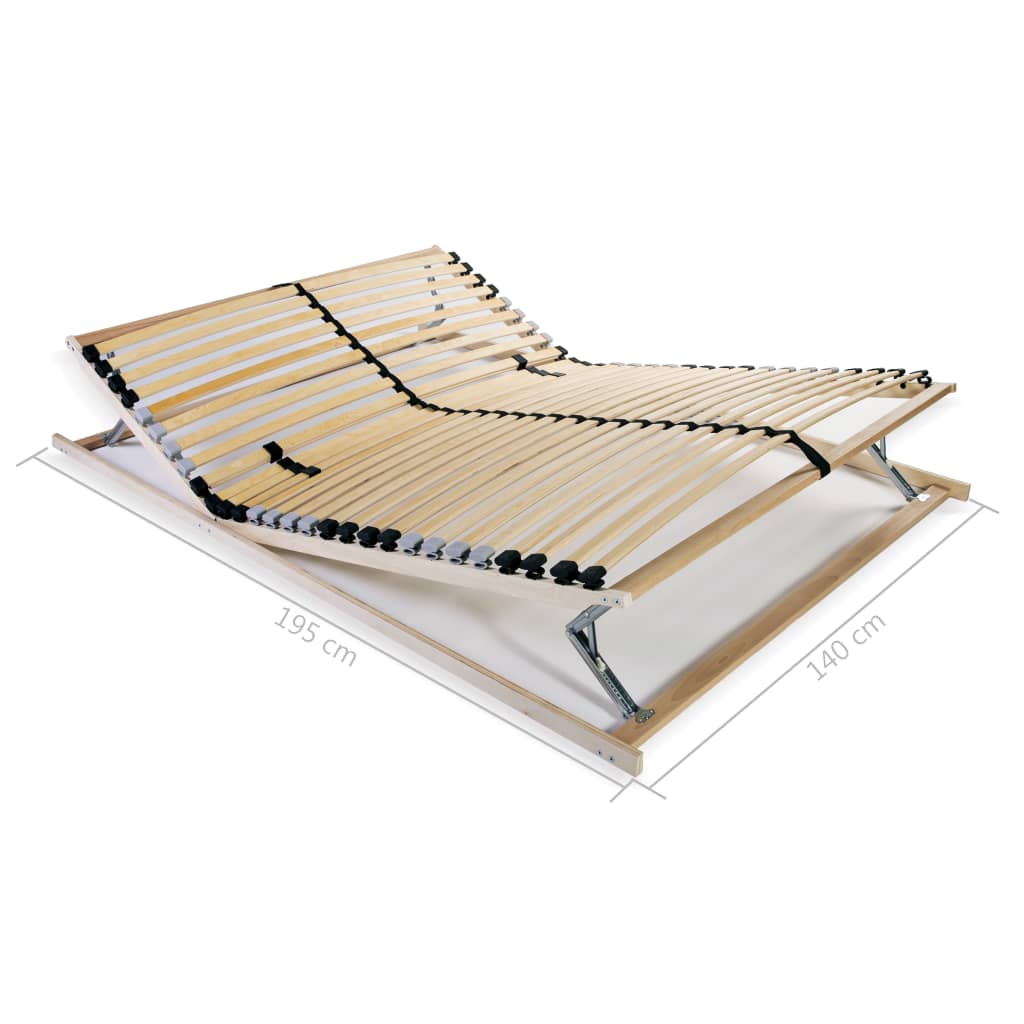 Rete a Doghe 7 Zone senza Materasso con 28 Doghe 80x200 cm | homemem39