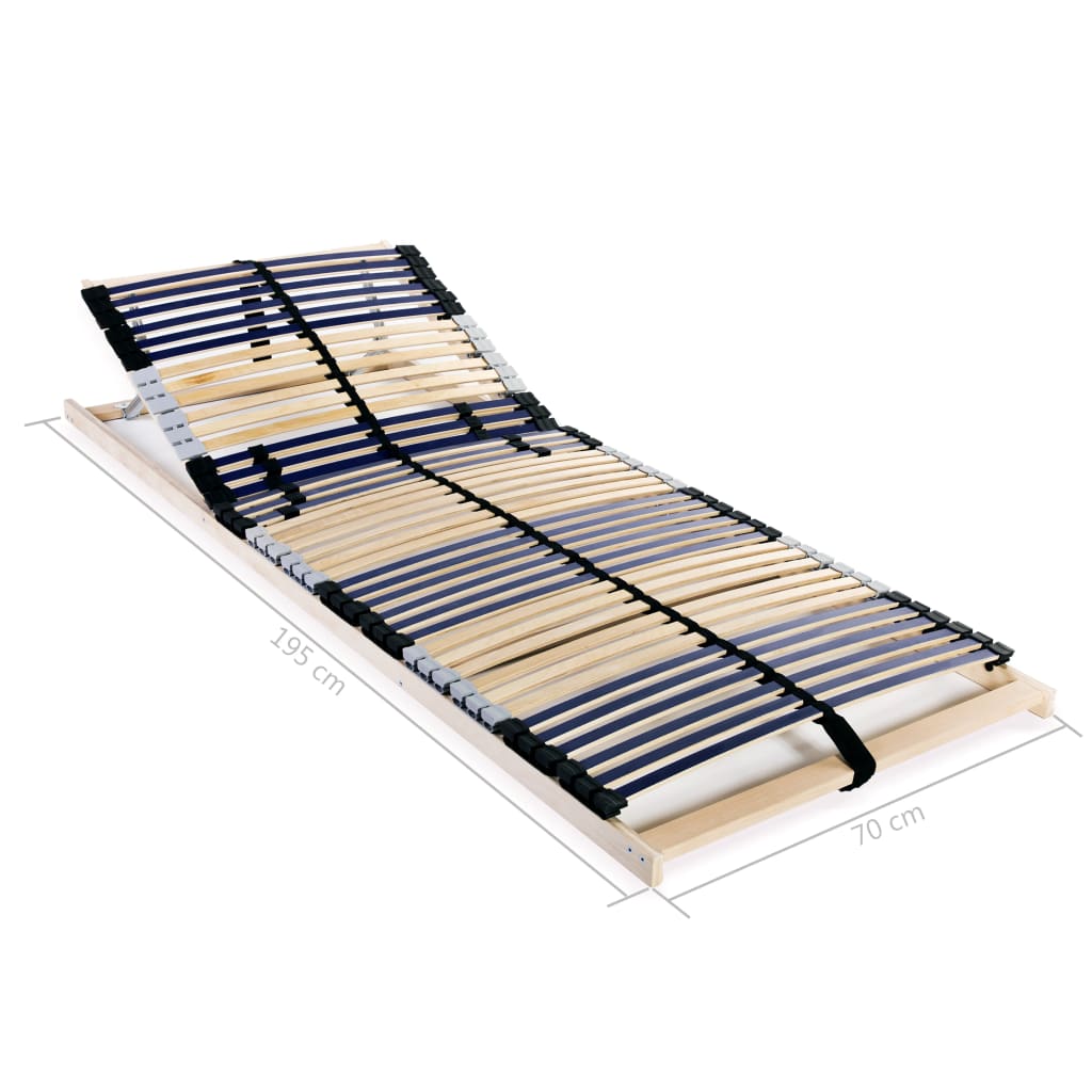 Rete a Doghe 7 Zone senza Materasso con 42 Doghe 70x200 cm | homemem39