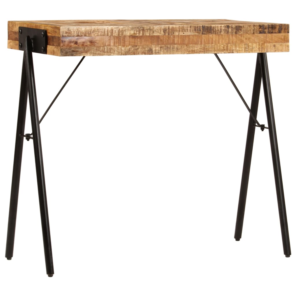 Tavolo Consolle in Legno Massello di Mango 80x40x75 cm - homemem39