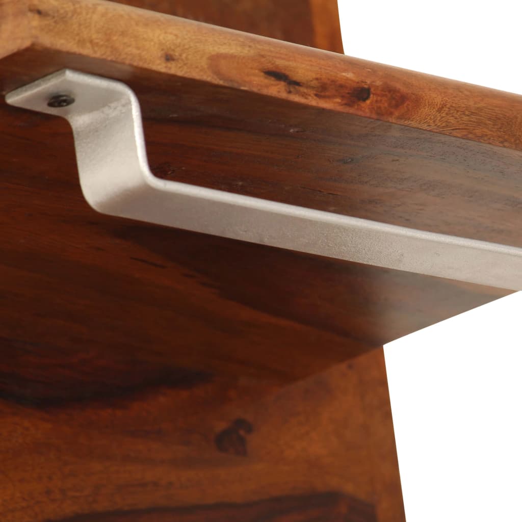 Appendiabiti in Legno Massello di Acacia 118x40 cm - homemem39