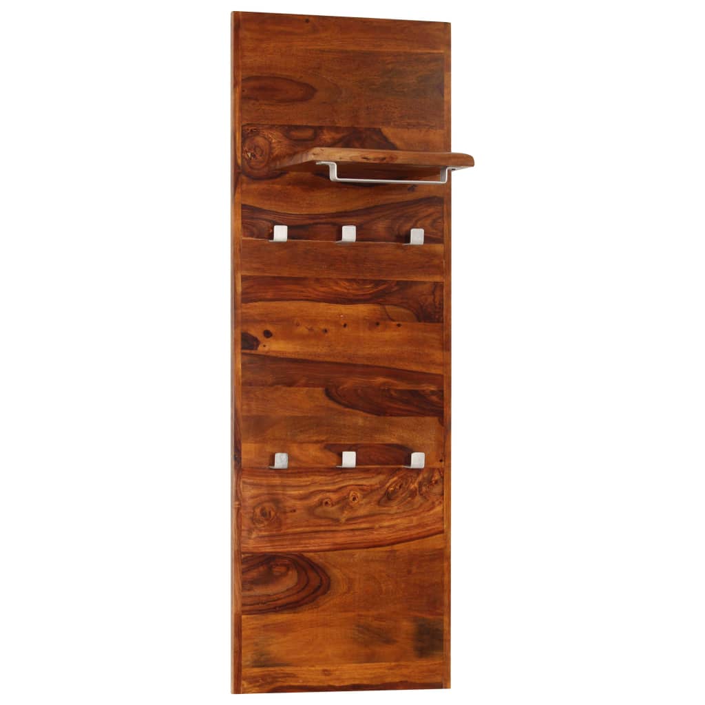 Appendiabiti in Legno Massello di Acacia 118x40 cm - homemem39