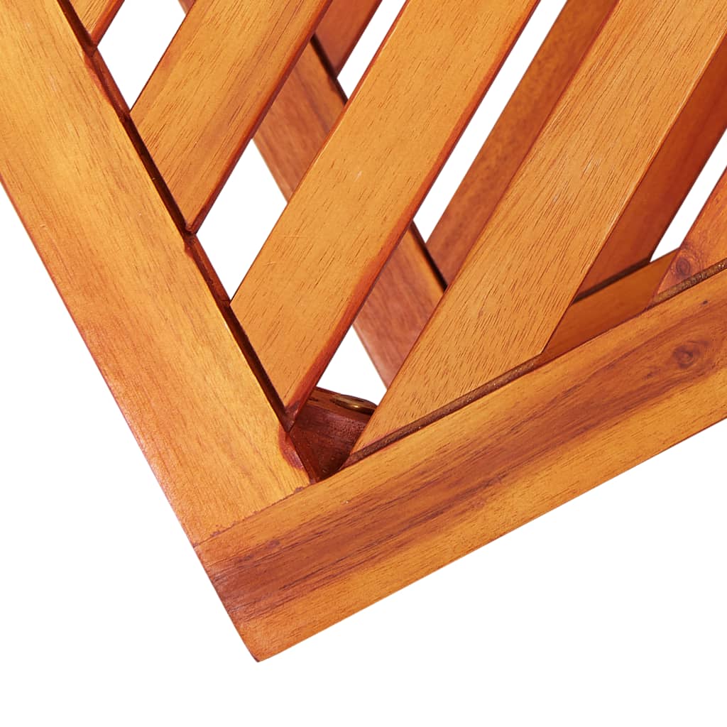 Tavolinetto in Legno Massello di Acacia 45x33x45 cm - homemem39