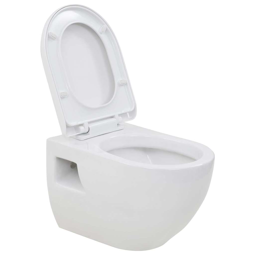WC Sospeso in Ceramica Bianca - homemem39