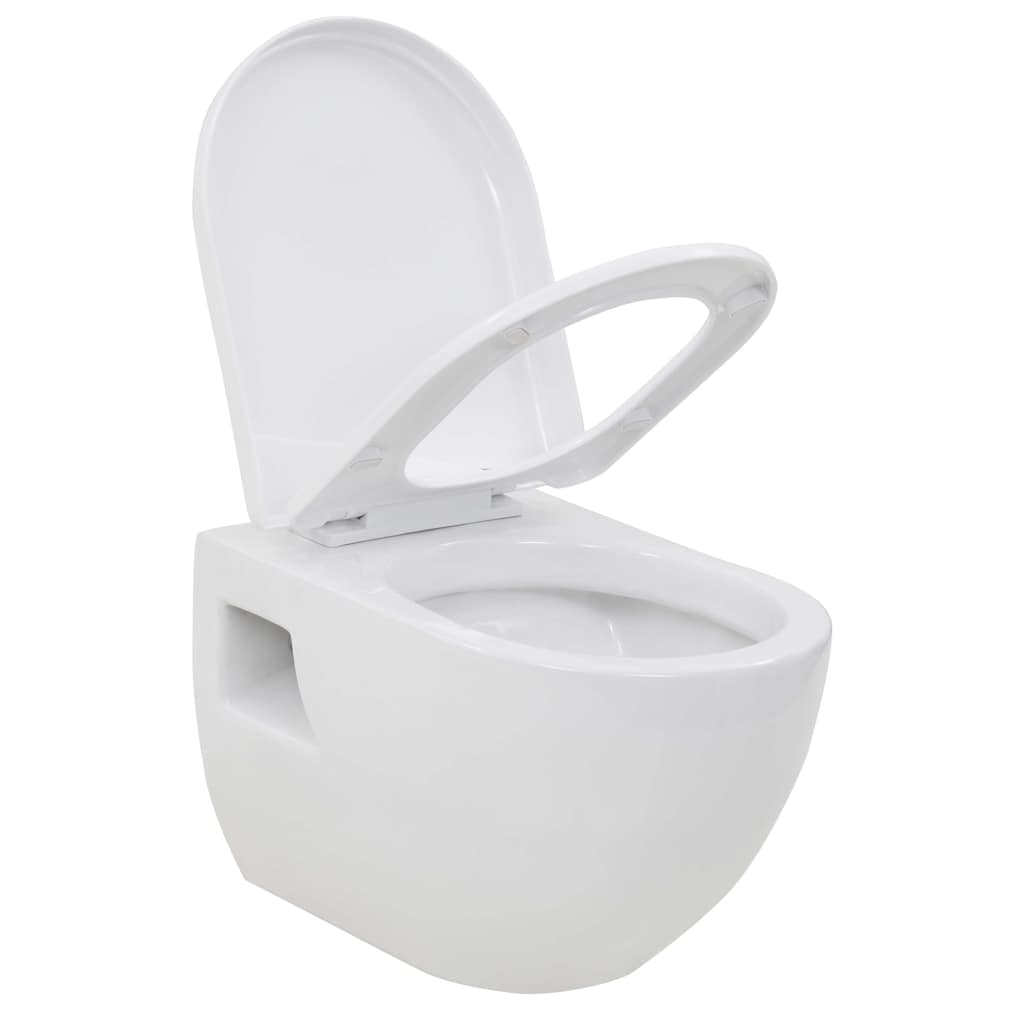 WC Sospeso in Ceramica Bianca - homemem39