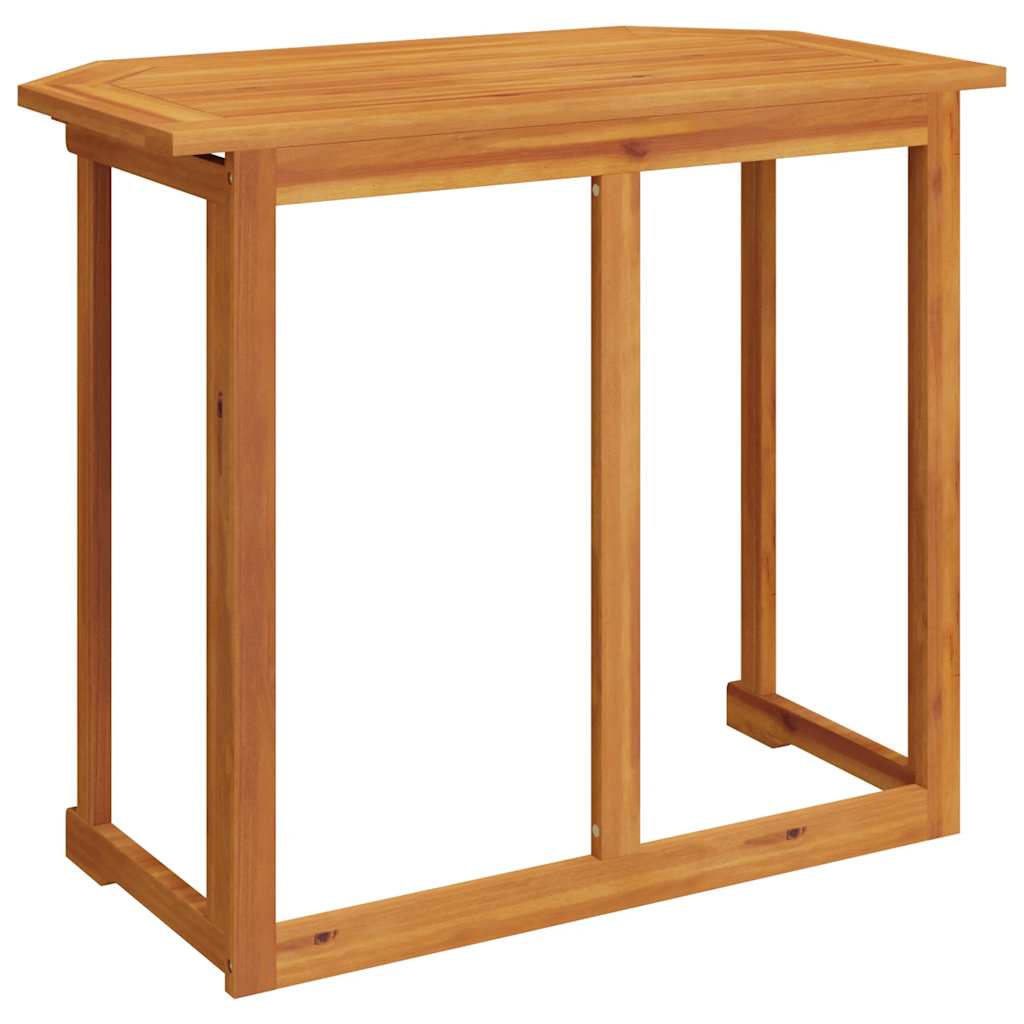 Tavolo da Bistrot 90x50x75 cm in Legno Massello di Acacia - homemem39