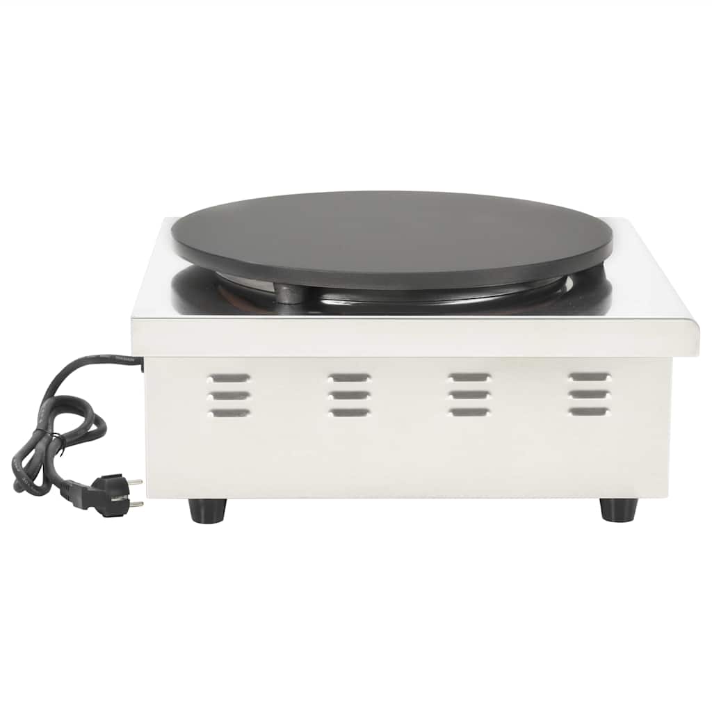 Piastra Elettrica per Crepes con Vassoio Estraibile 40 cm 3000 W - homemem39