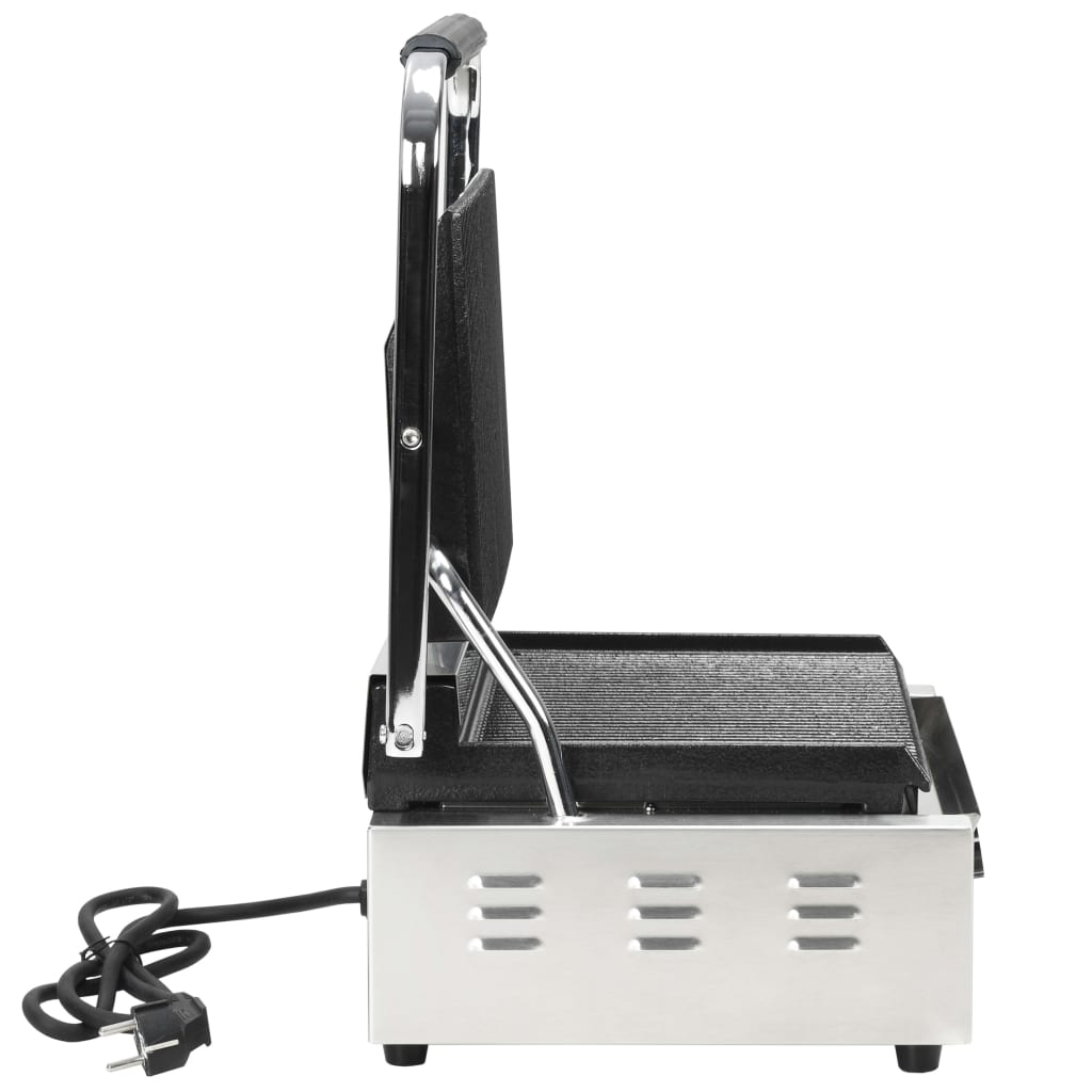 Griglia per Panini Scanalata 2200 W 43x30,5x20cm - homemem39