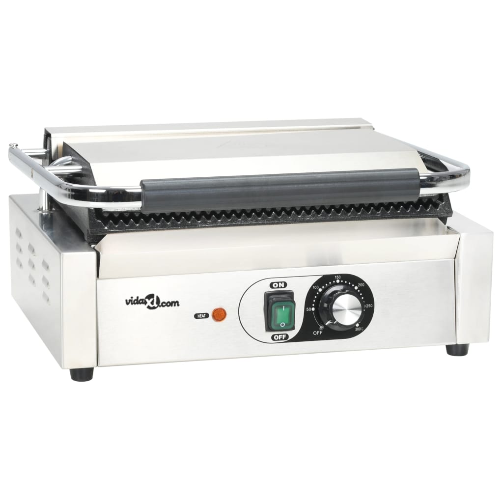 Griglia per Panini Scanalata 2200 W 43x30,5x20cm - homemem39