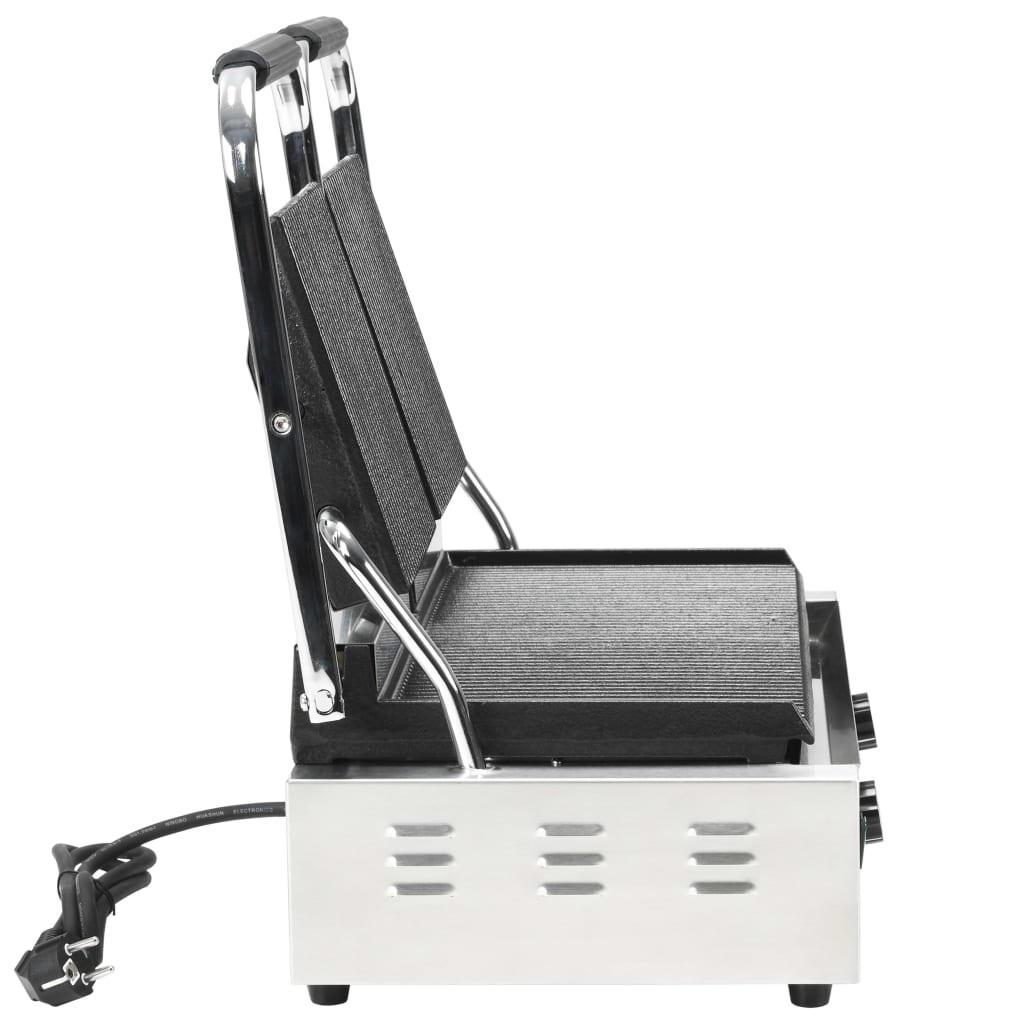 Doppia Griglia per Panini Scanalata 3600 W 57x30,5x20 cm - homemem39