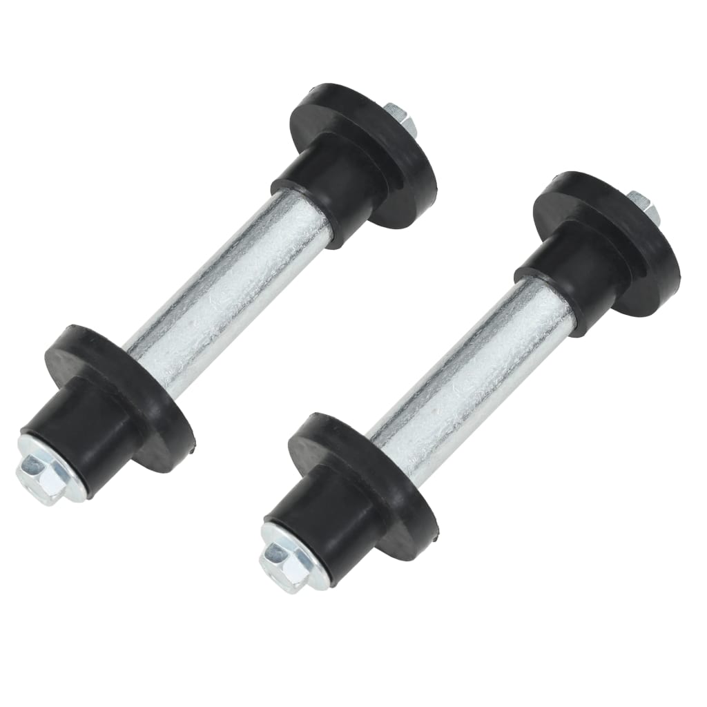 Ruote per Carriola 2 pz con Asse in PU Solido 4.00-8 390 mm | homemem39