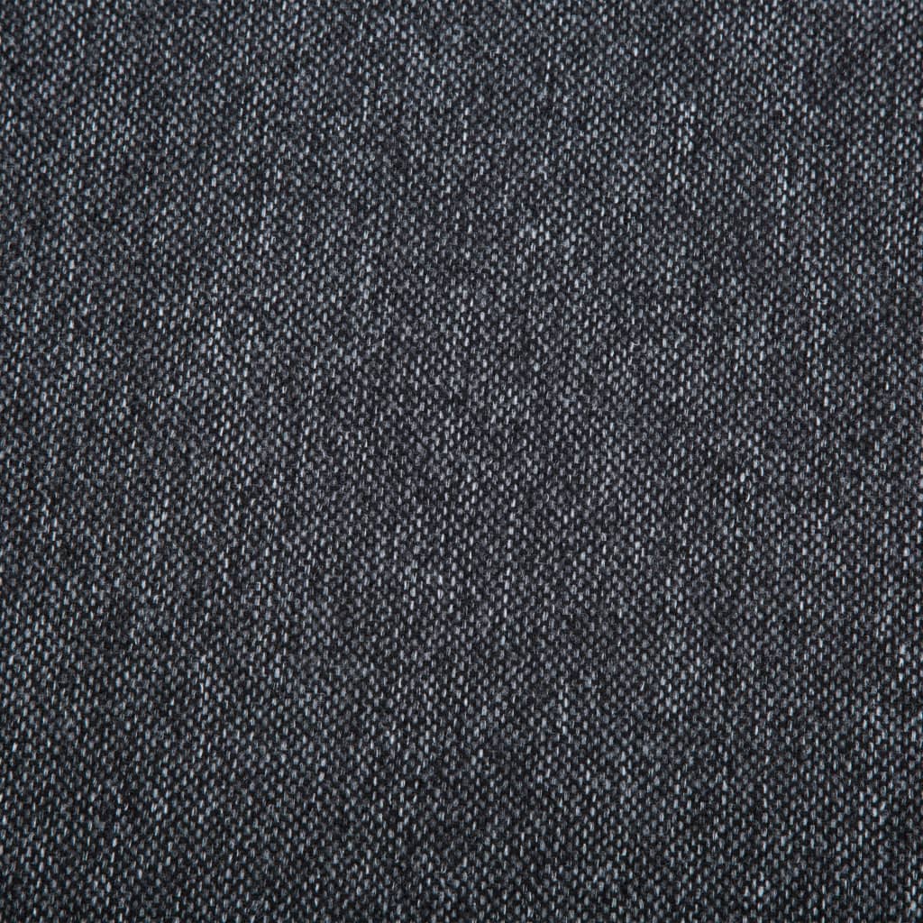 Divano a L Rivestito in Tessuto 171,5x138x81,5 cm Grigio Scuro