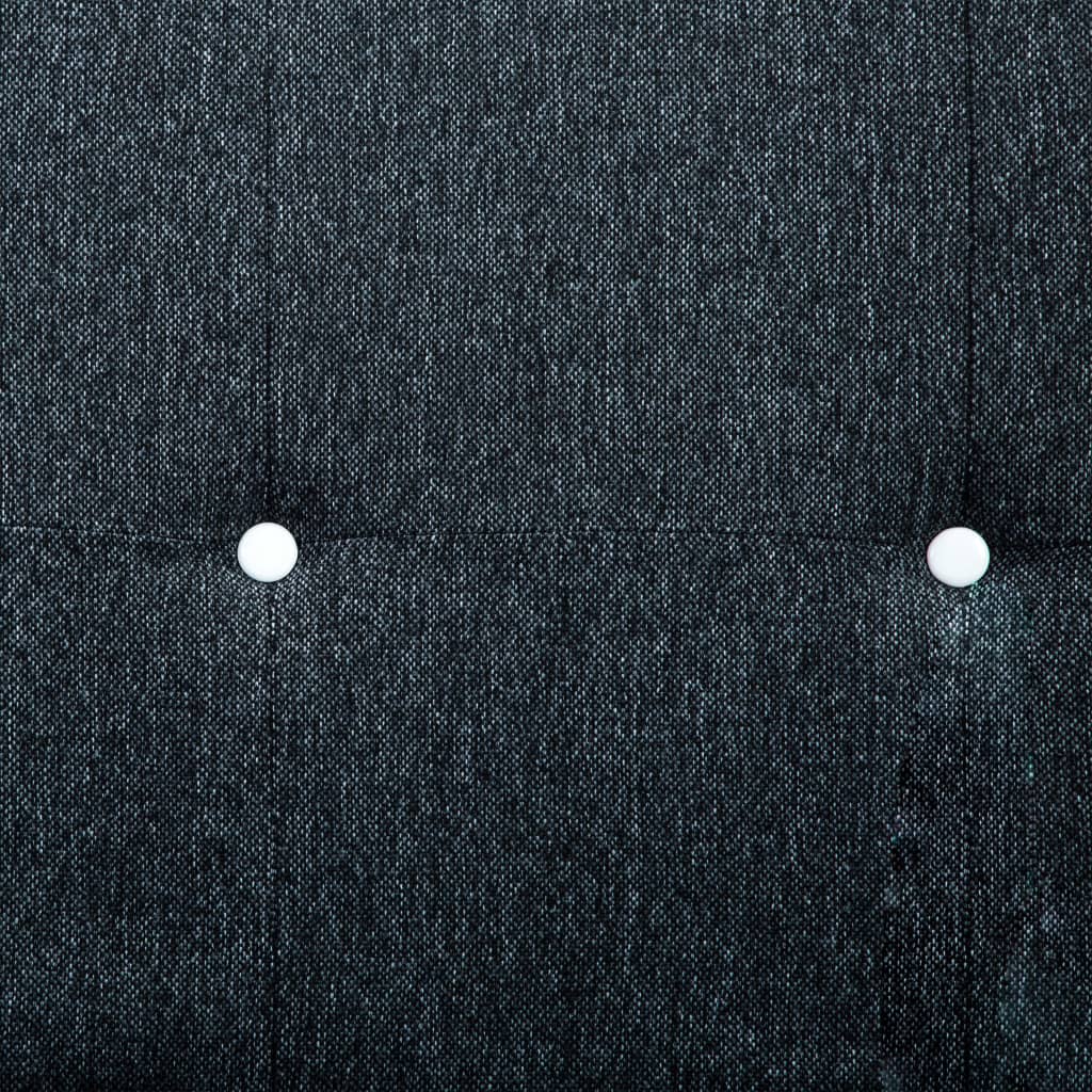 Divano Letto in Tessuto Grigio Scuro