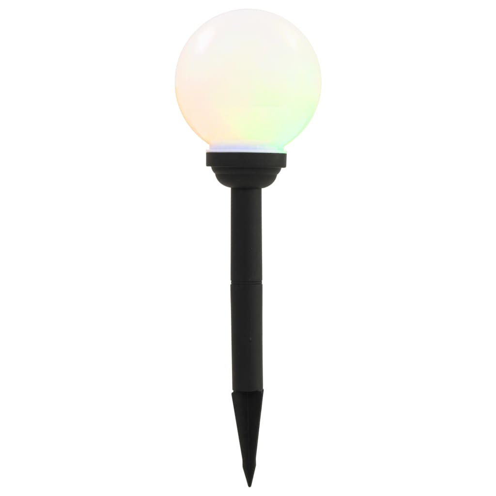 Lampade Solari da Esterni Sferiche 4pz LED RGB 15cm - homemem39
