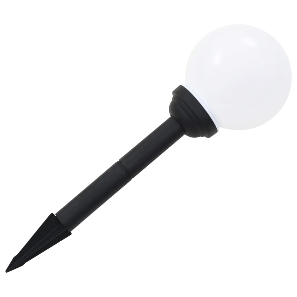 Lampade Solari da Esterni Sferiche 4pz LED RGB 15cm - homemem39