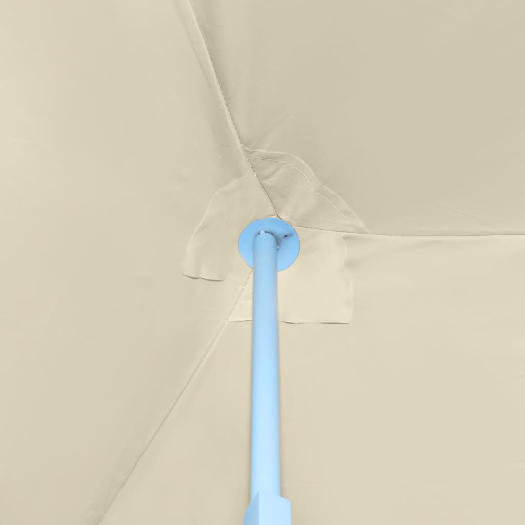 Tenda Pieghevole Pop-Up con 8 Pareti Laterali 870x291x315 cm Crema - homemem39