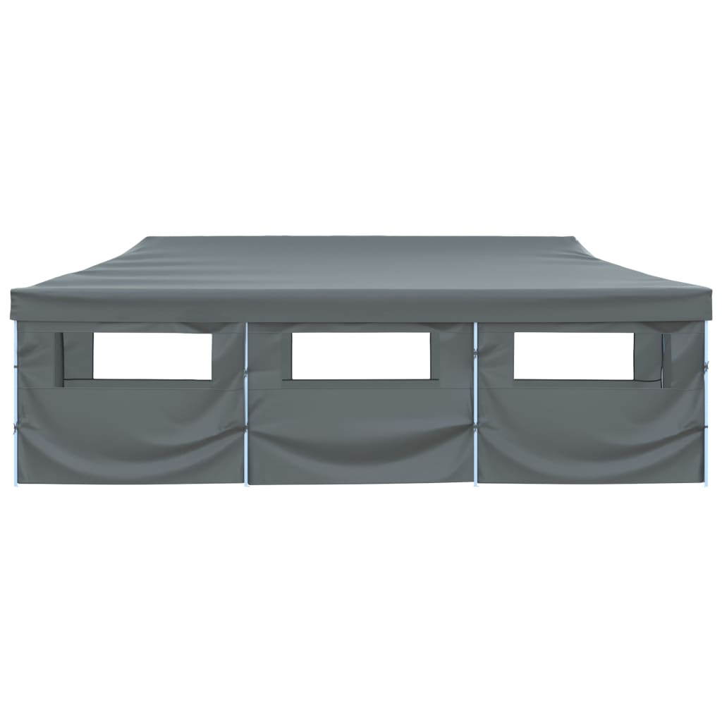 Tenda Pieghevole Pop-Up con 8 Pareti Laterali 870x291x315 cm Antracite - homemem39
