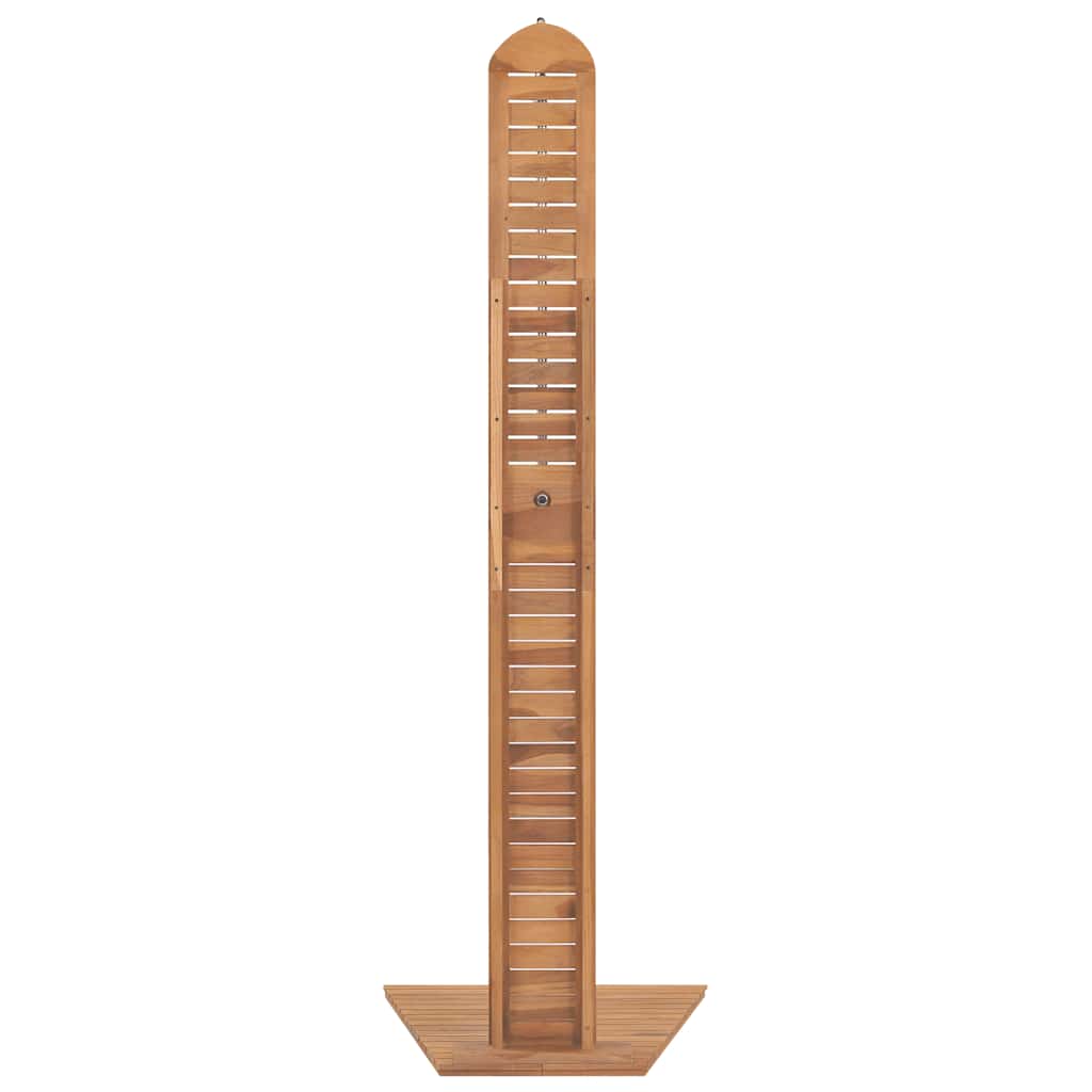 Doccia da Giardino in Legno Massello di Teak 70x75x204cm - homemem39