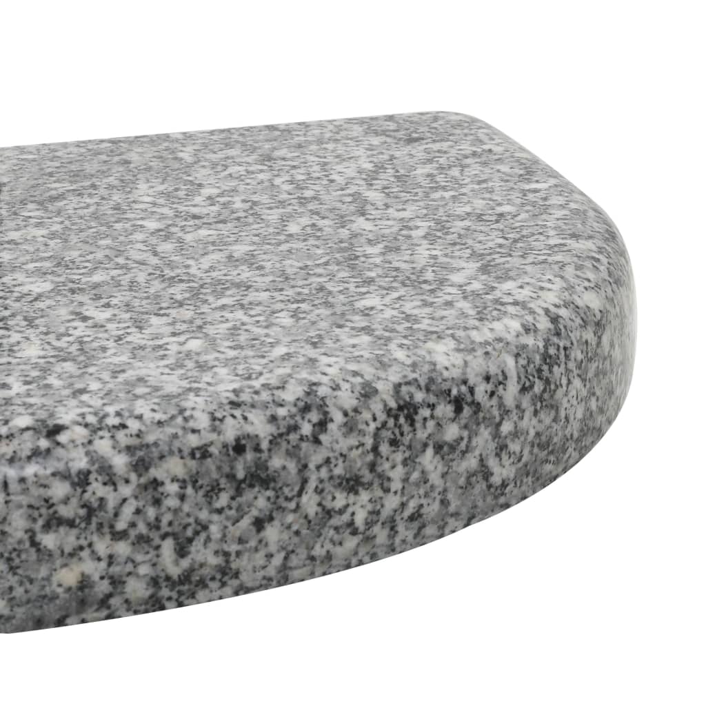 Base per Parasole in Granito Curva 10 kg Grigia - homemem39