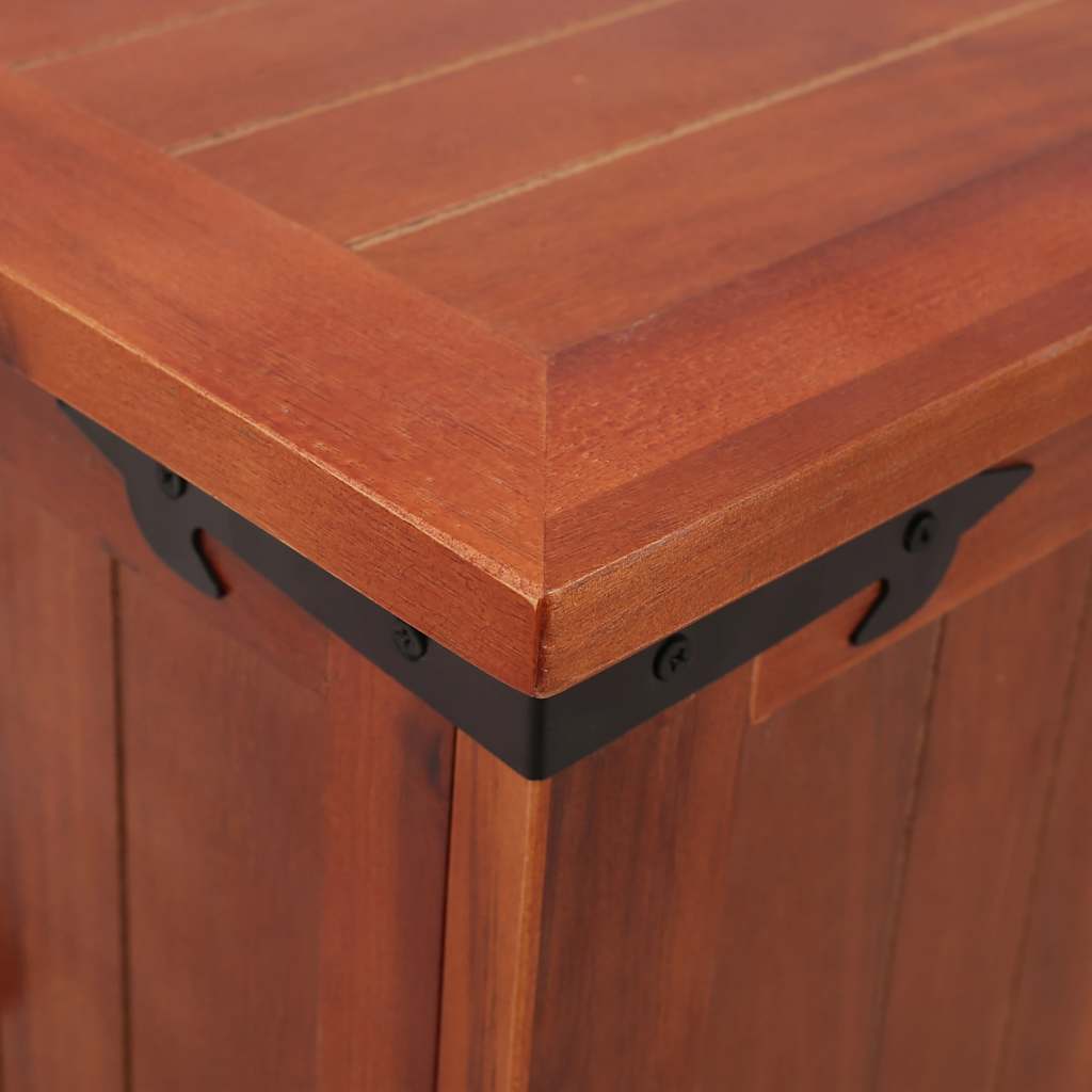 Cassapanca 60x25x22 cm in Legno Massello di Acacia | homemem39