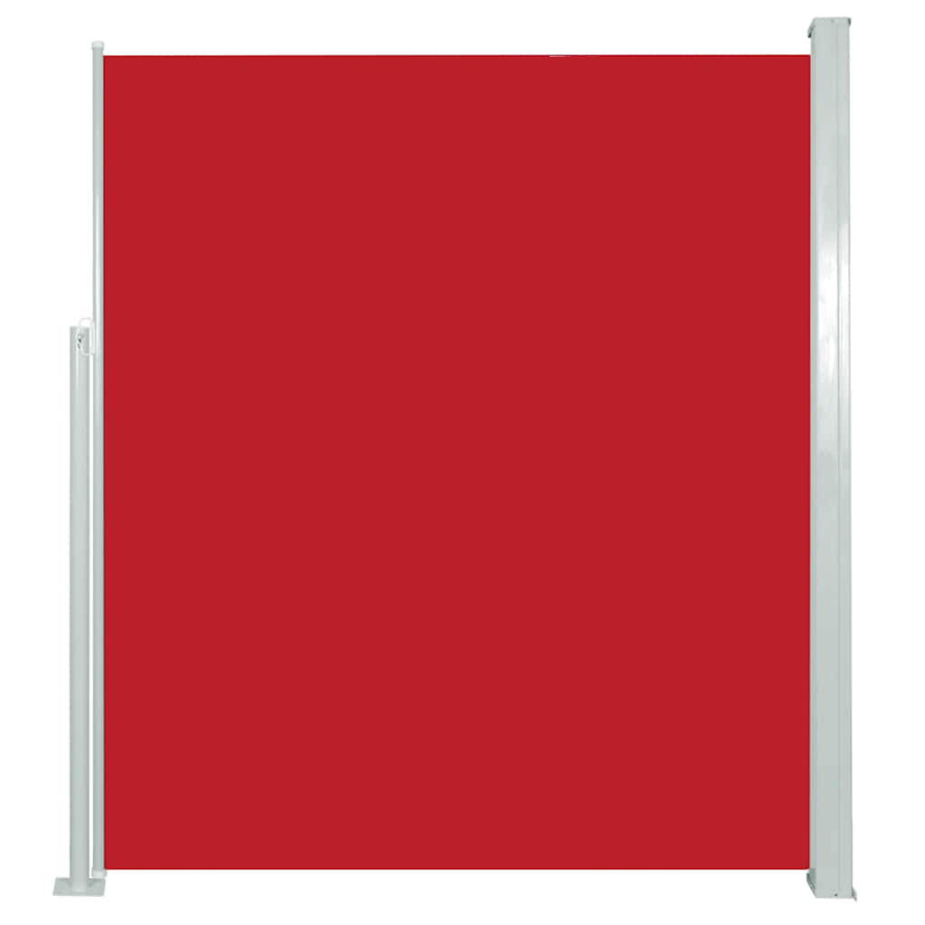 Tenda da Sole Laterale Retrattile 140 x 300 cm Rossa - homemem39