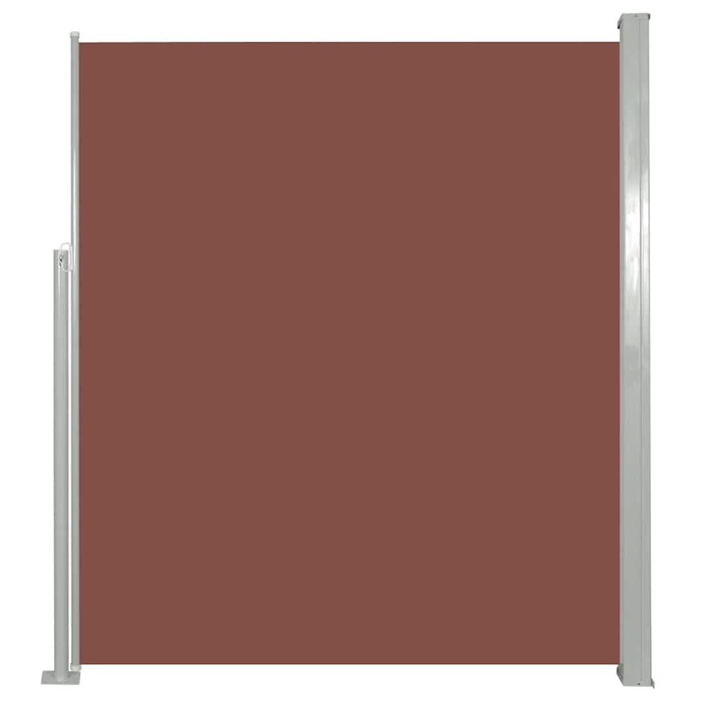 Tenda da Sole Laterale Retrattile 140 x 300 cm Marrone - homemem39