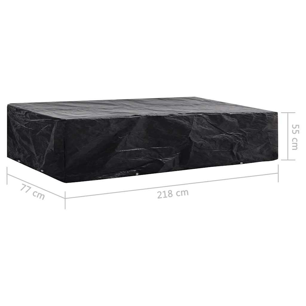 Copertura per Lettino Prendisole con 8 Occhielli 218x77x55 cm | homemem39