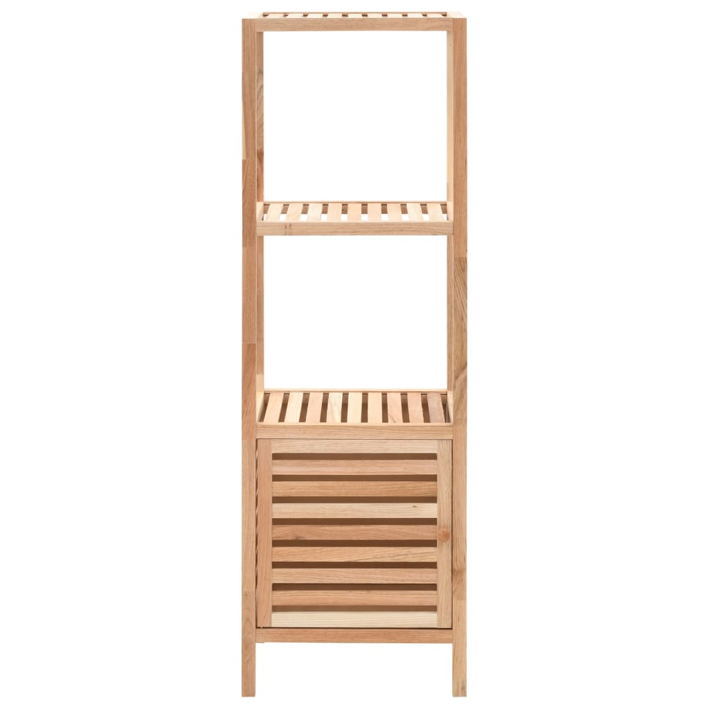Armadietto da Bagno in Legno Massello di Noce 39,5x35,5x123 cm - homemem39