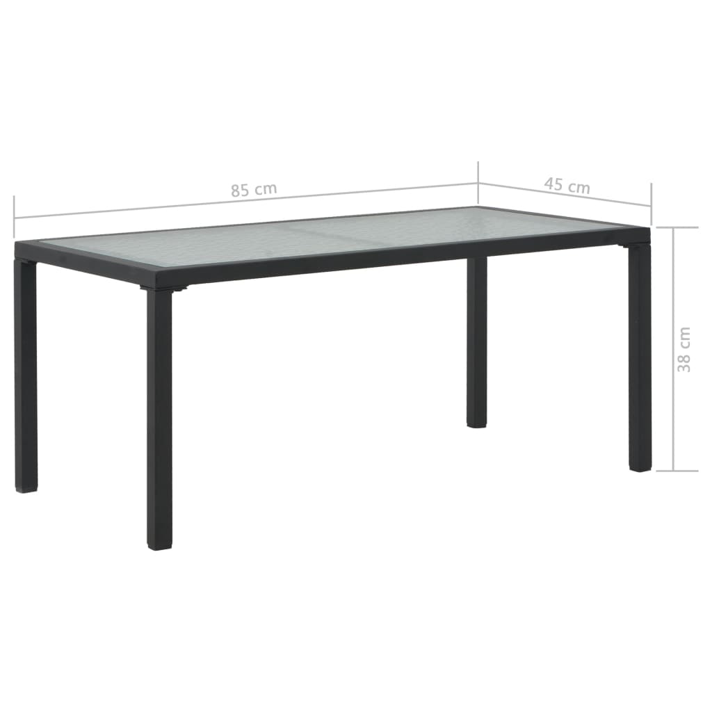 Set Divani da Giardino 3 pz con Cuscini in Polyrattan Grigio | homemem39