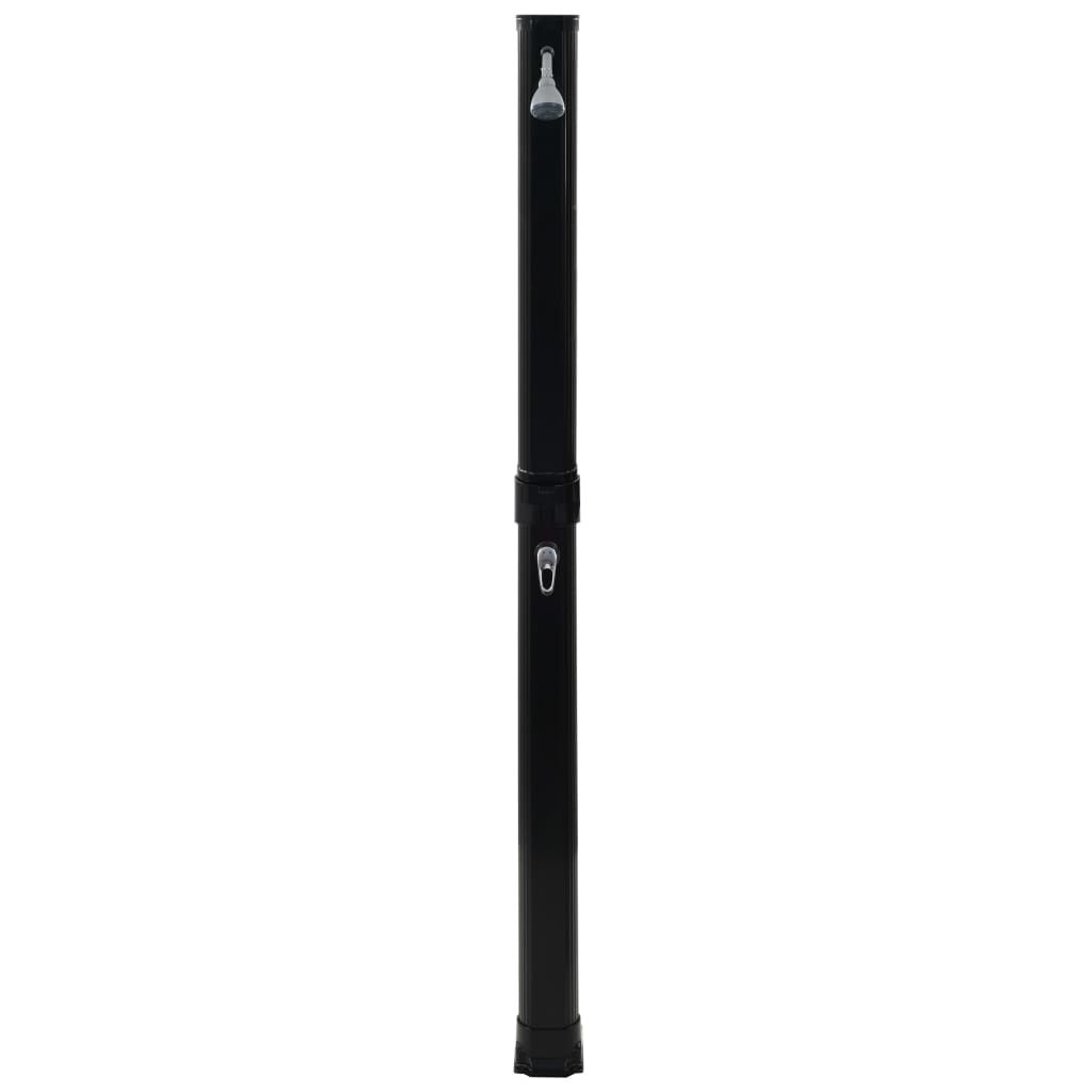 Doccia ad Energia Solare Pieghevole Nera 214 cm 23 L - homemem39