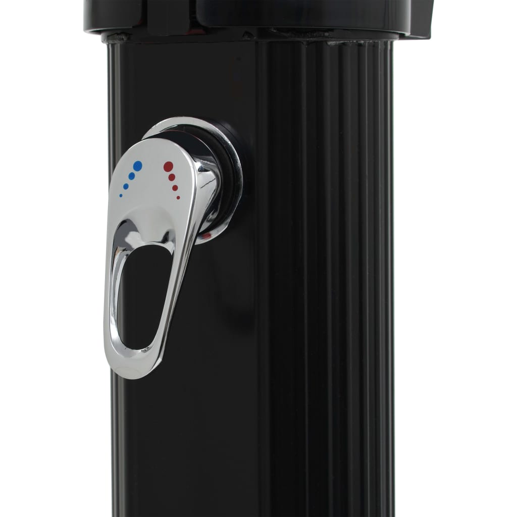 Doccia ad Energia Solare Pieghevole Nera 214 cm 23 L - homemem39