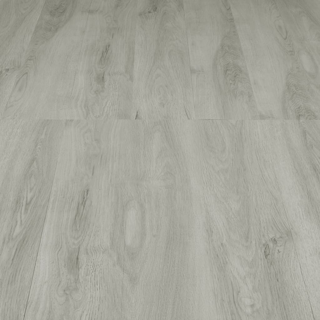Listoni Pavimenti Autoadesivi 4,46 m² 3 mm in PVC Grigio Chiaro - homemem39