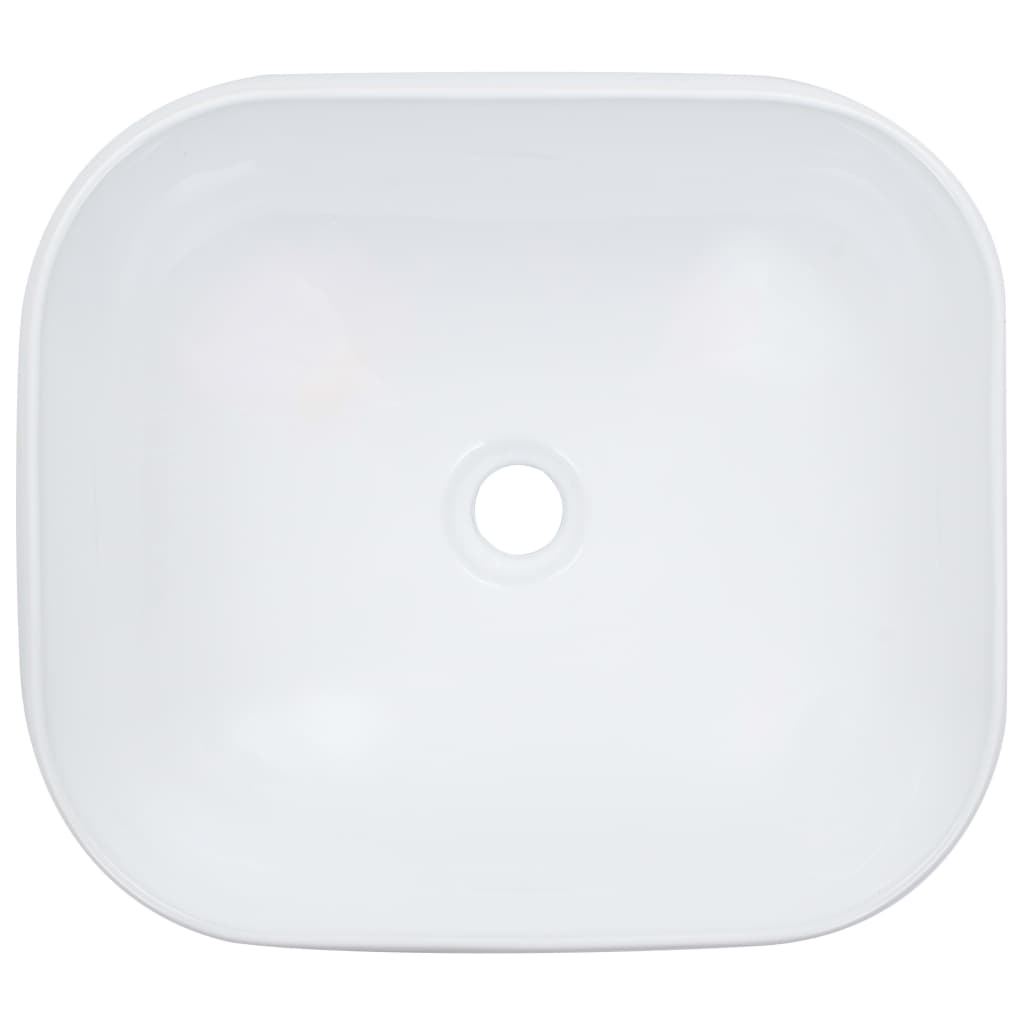 Lavandino 44,5x39,5x14,5 cm in Ceramica Bianco