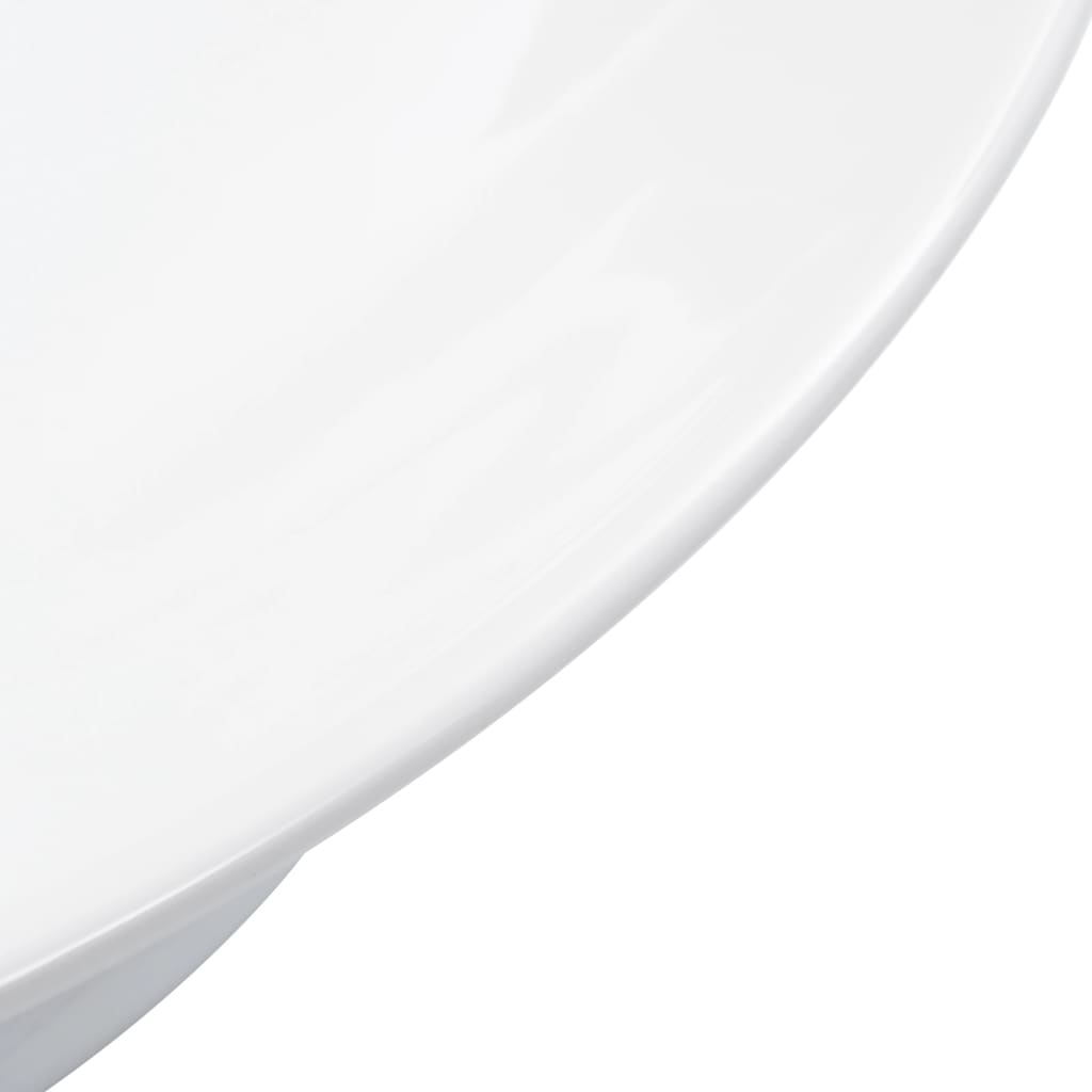 Lavandino 41x12,5 cm in Ceramica Bianco - homemem39