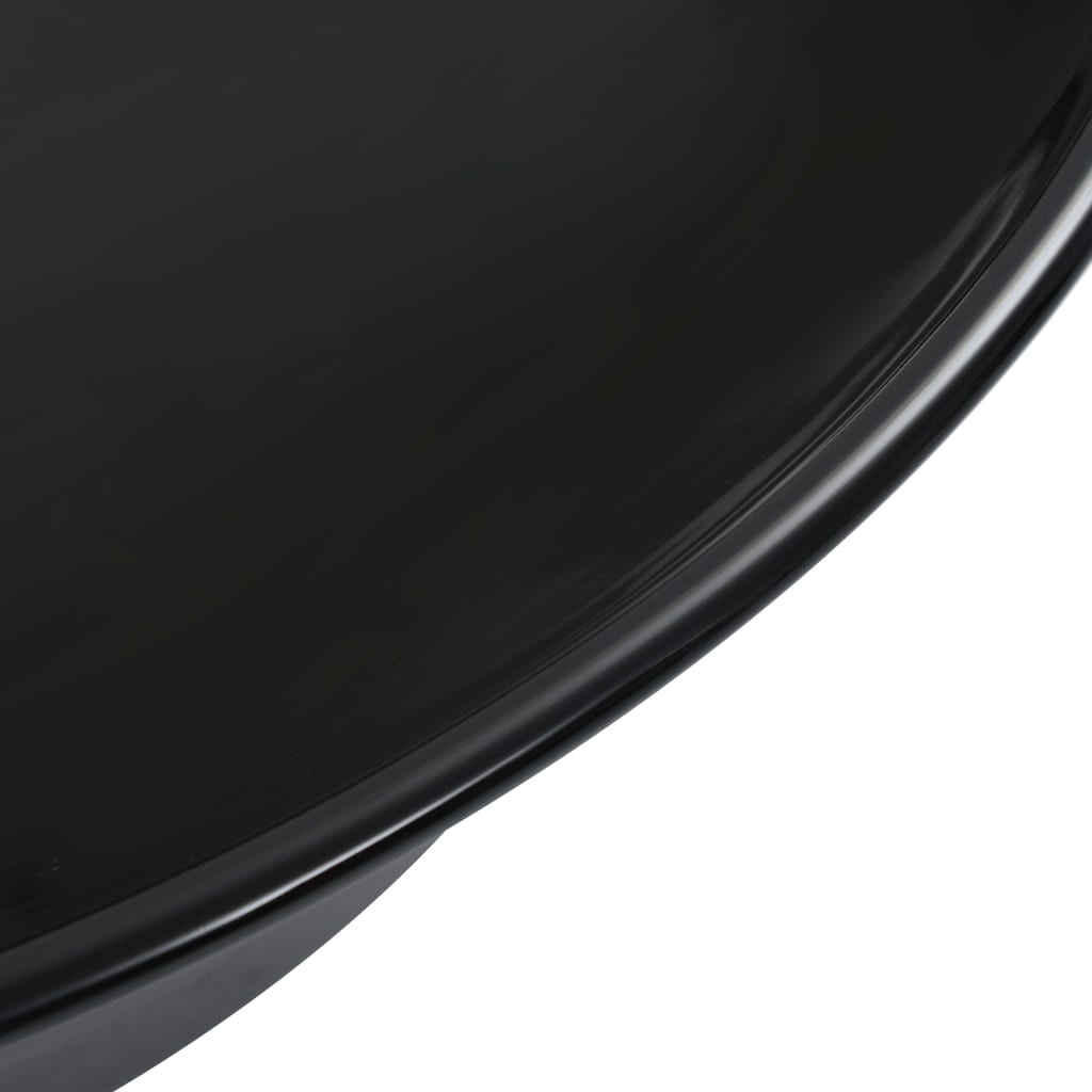 Lavandino 41x12,5 cm in Ceramica Nero - homemem39