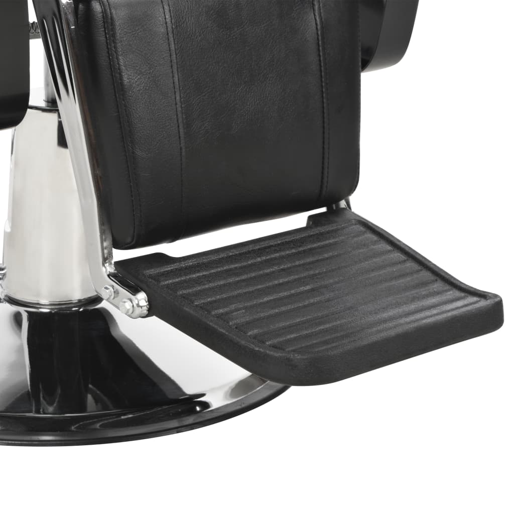 Poltrona da Barbiere Nera 72x68x98 cm in Similpelle