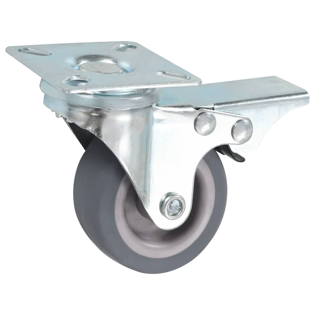 Ruote Girevoli con Doppio Freno 4 pz 50 mm - homemem39