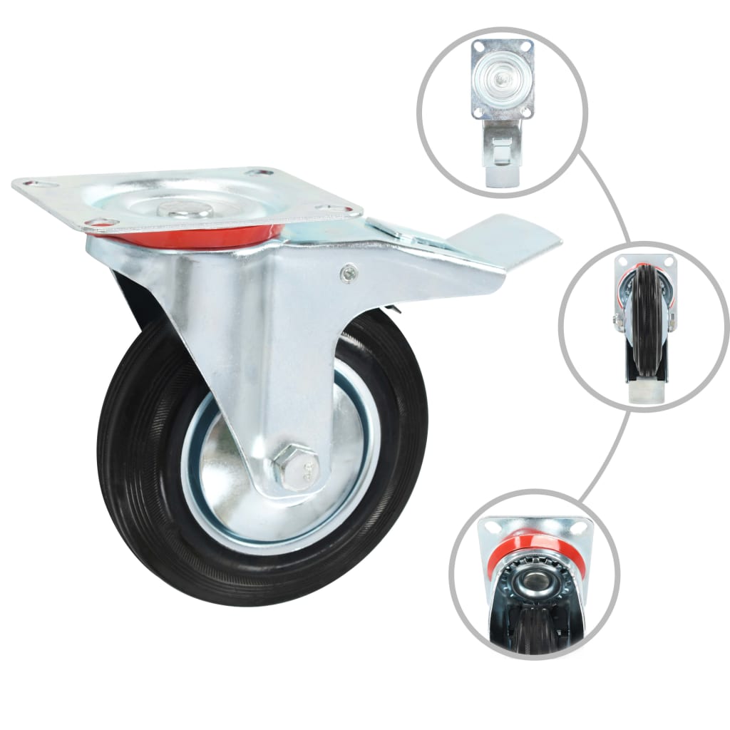 Rotelle Girevoli 4 pz 160 mm - homemem39