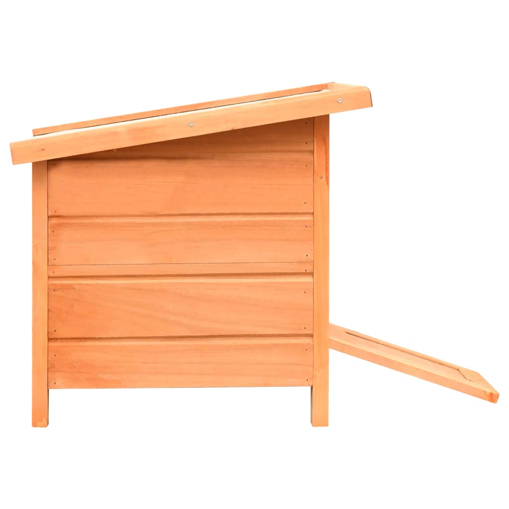 Cuccia per Gatti in Legno di Pino e Abete 50x46x43,5 cm - homemem39