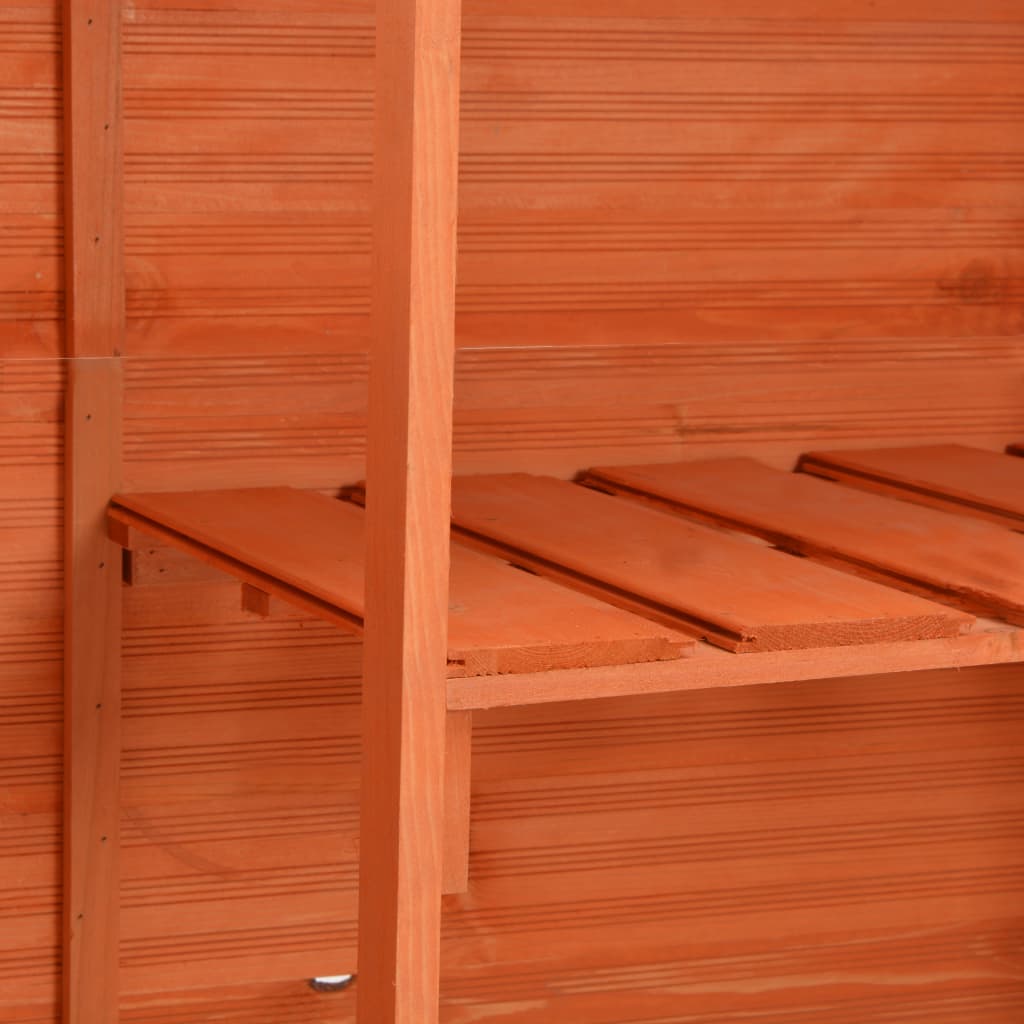 Capanno per Attrezzi in Legno 128x42x91 cm - homemem39