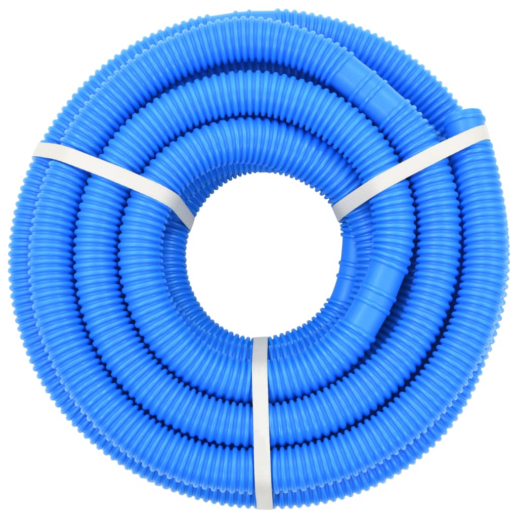 Flexible Pool Hose with Blue Clamps 38 mm 12 m