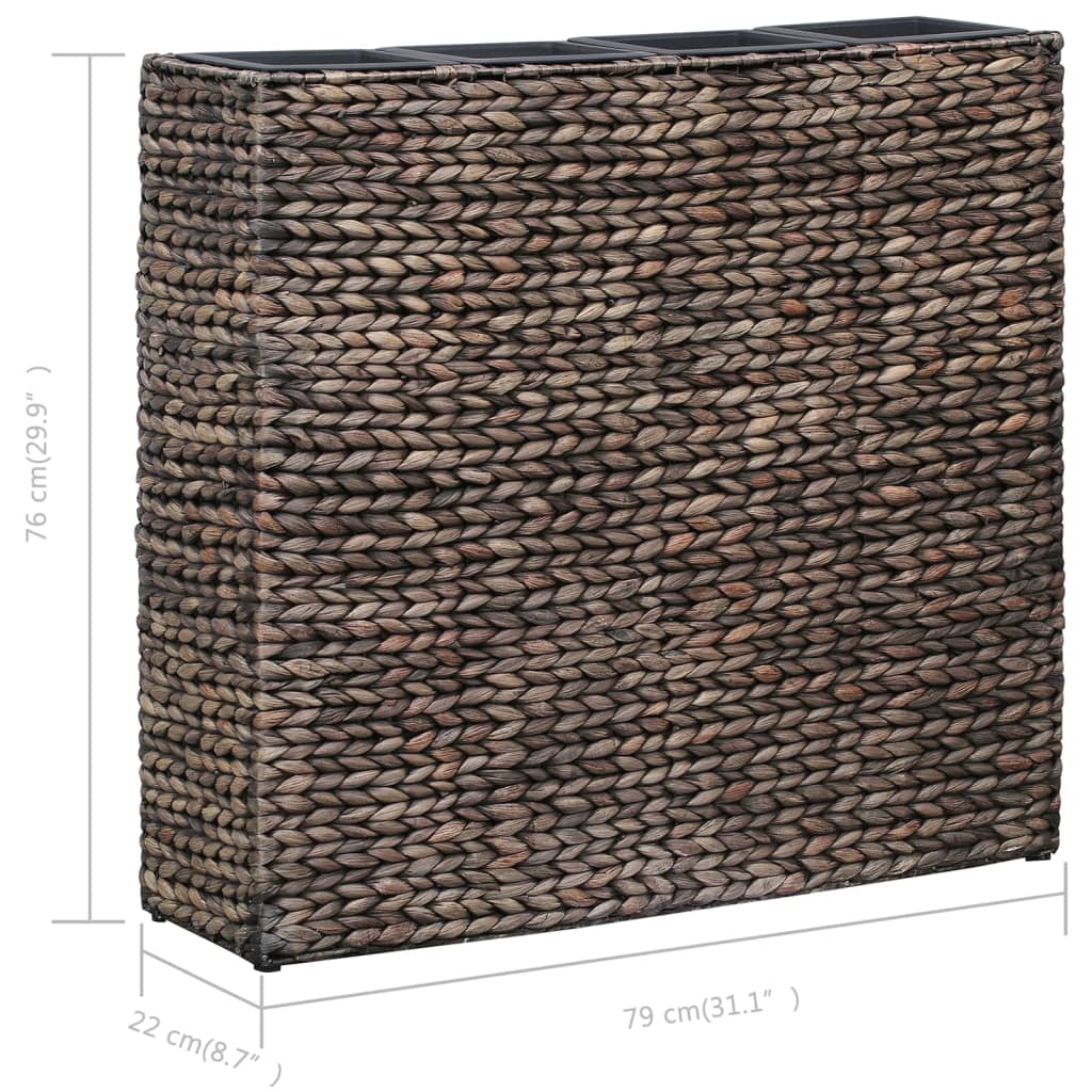 Letti Rialzati da Giardino con 4 Vasi in Giacinto Marrone