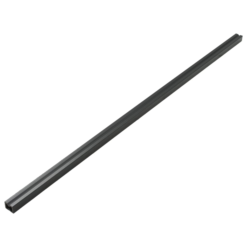 Pavimento Esterni WPC Pieno Accessori 10m² 2,2m Marrone Scuro - homemem39