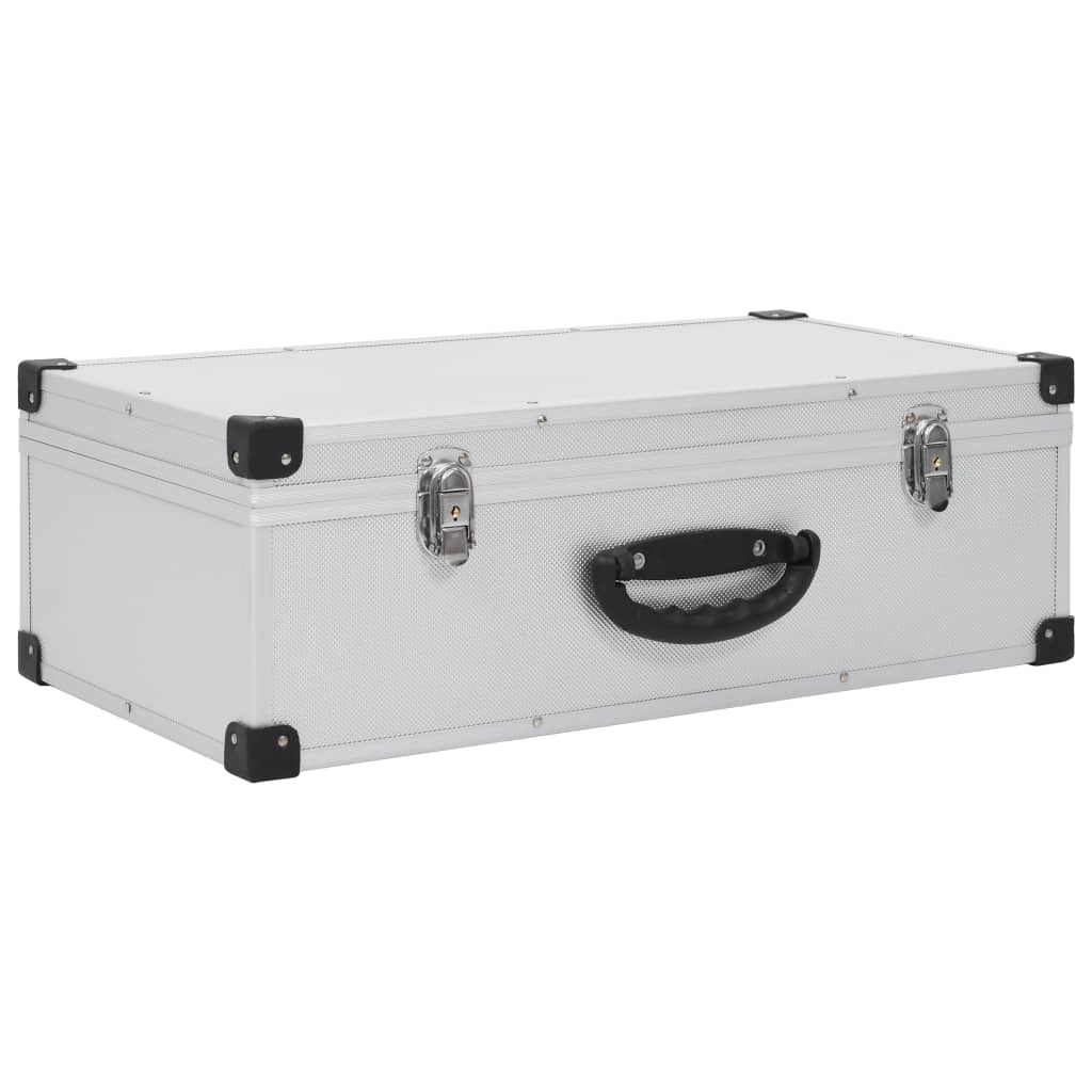 Custodia CD per 80 CD in Alluminio ABS Argento - homemem39