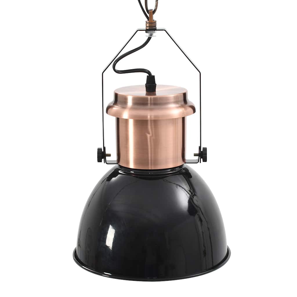 Lampade da Soffitto 2 pz Nero Tondo E27 | homemem39