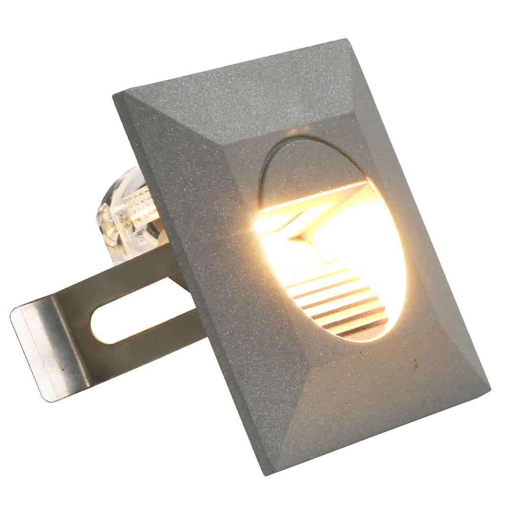 Lampade da Parete da Esterno a LED 6 pz 5 W Argento Quadrate - homemem39