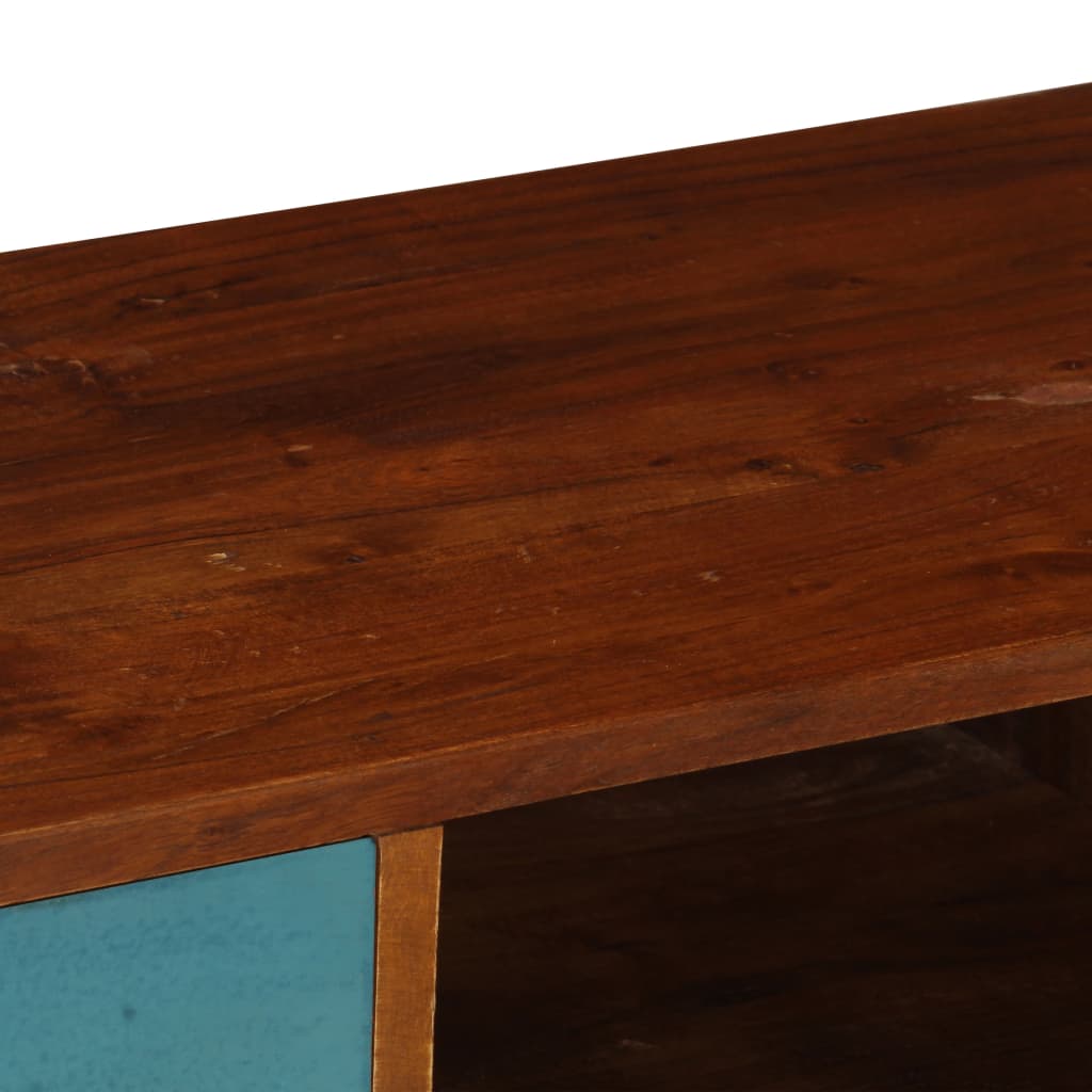 Mobile Porta TV 3 Cassetti 110x35x50cm Legno Massello di Acacia - homemem39