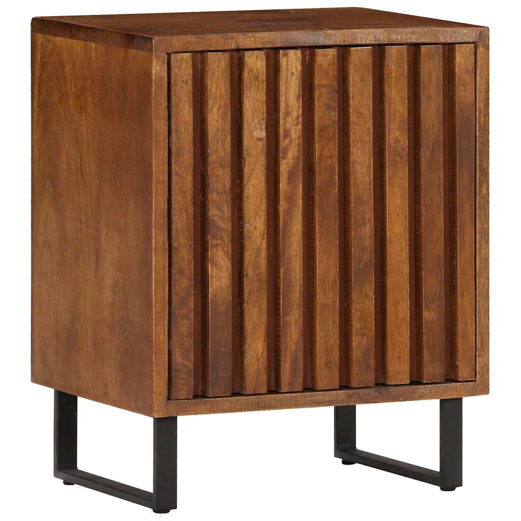Comodino 40x30x50 cm in Legno Massello di Mango | homemem39
