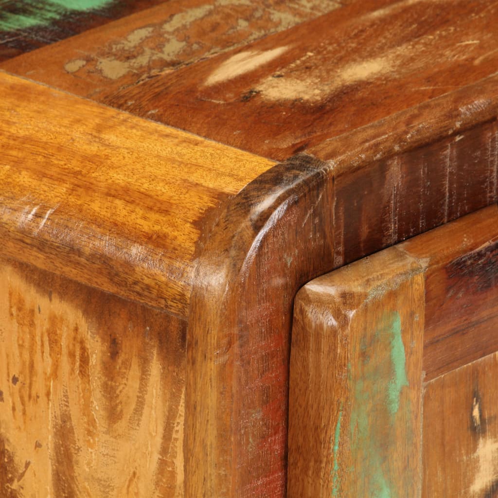 Comodino 50x30x50 cm Legno Massello di Recupero - homemem39